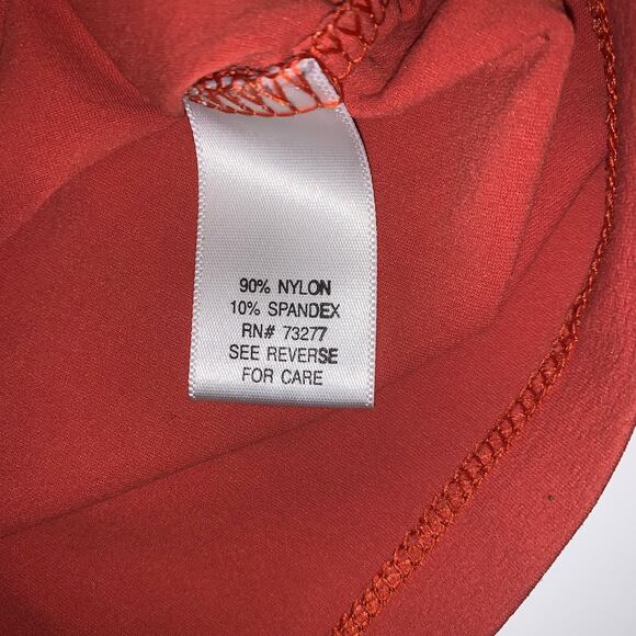 Woman’s Orange Shirt Top - Picture 4 of 9